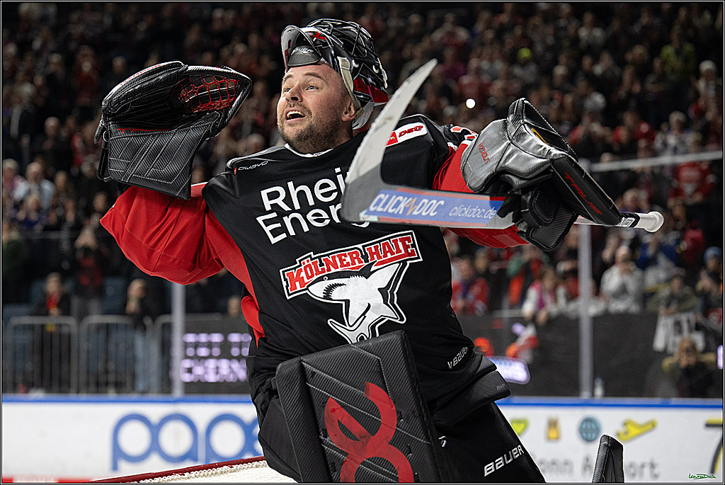 PENNY DEL; Koelner Haie-Duesseldorfer EG ; Koeln, 16.02.2025